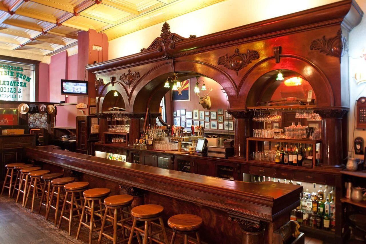 Palace Restaurant & Saloon bar in Prescott