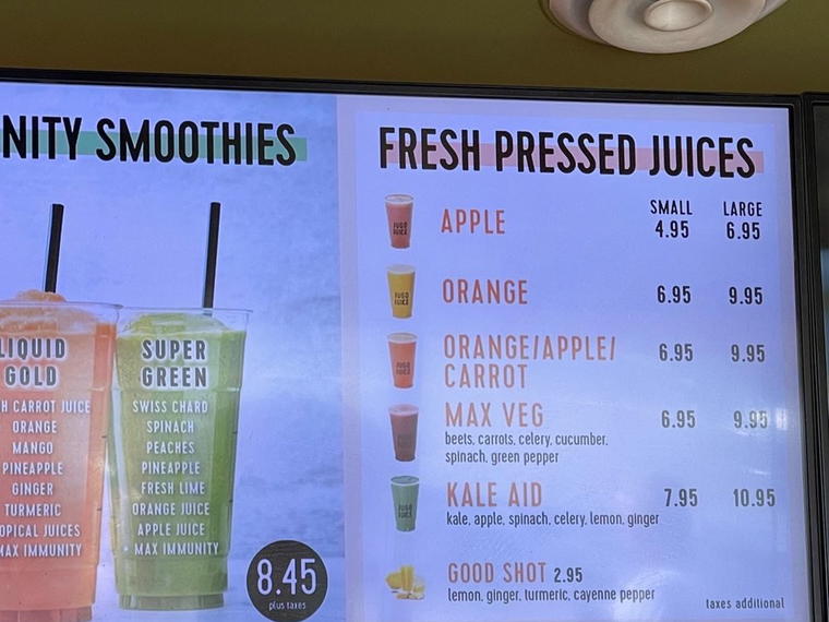Ginger Juice Bar, Vancouver, Canada