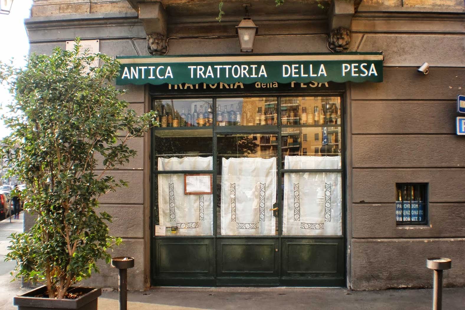 Antica Trattoria della Pesa bar in Milan, Italy