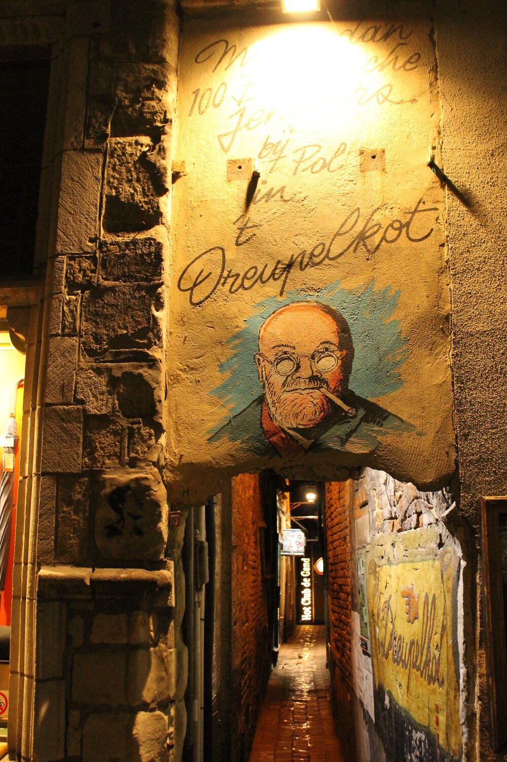 't Dreupelkot bar in Ghent, Belgium