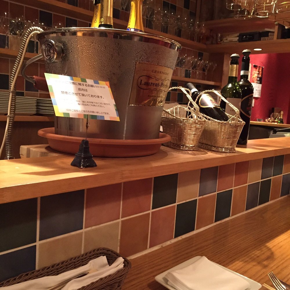 La Champagne bar in Osaka, Japan