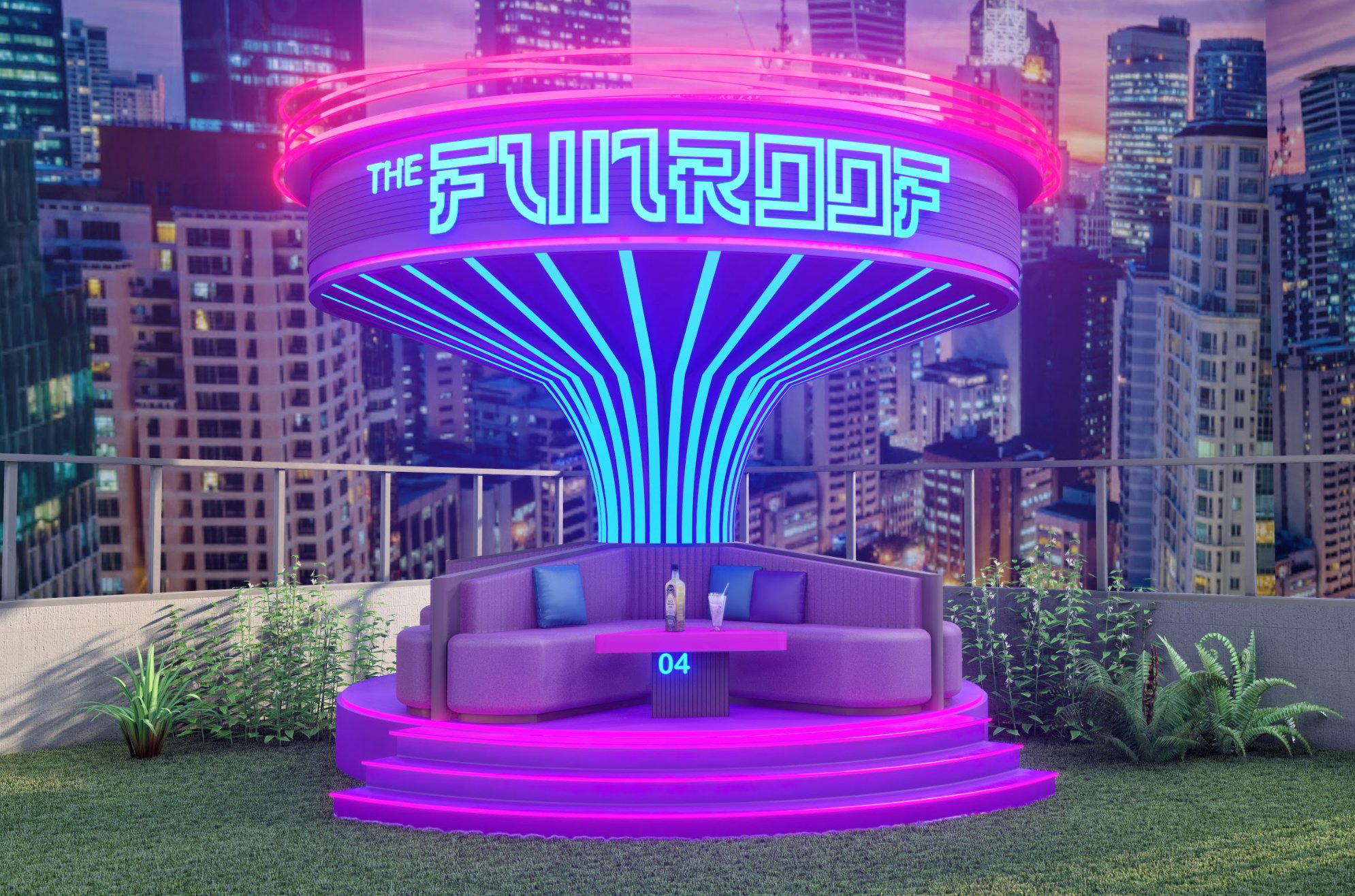 The Fun Roof bar in Makati