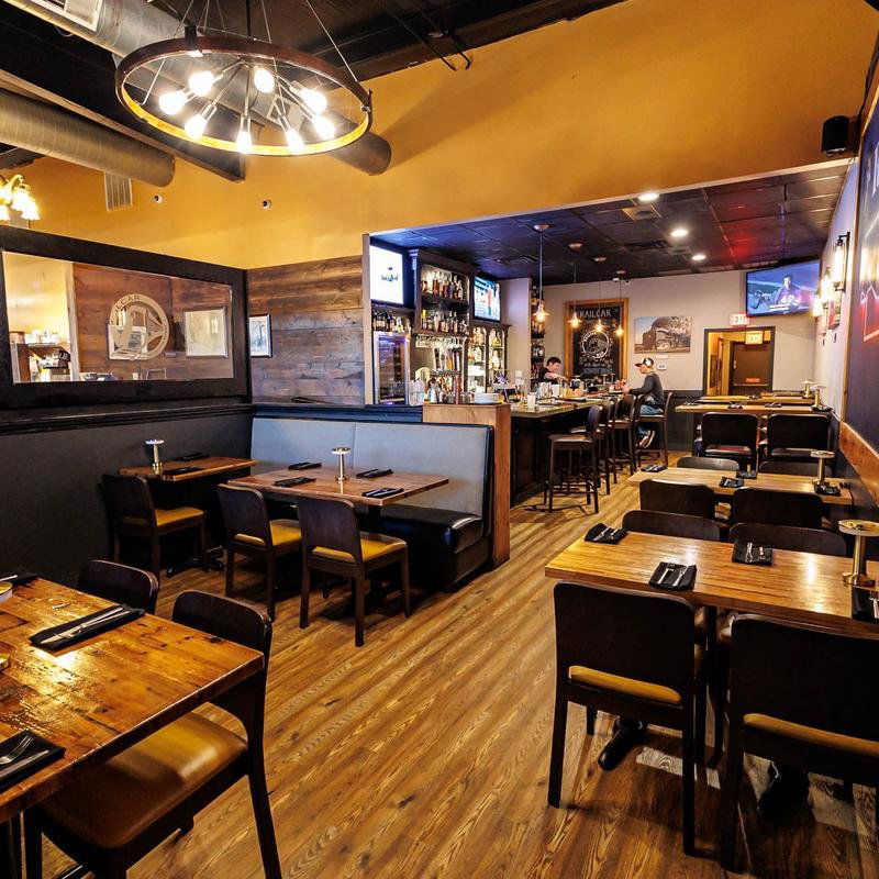 Railcar Modern American Kitchen, Bar in Omaha