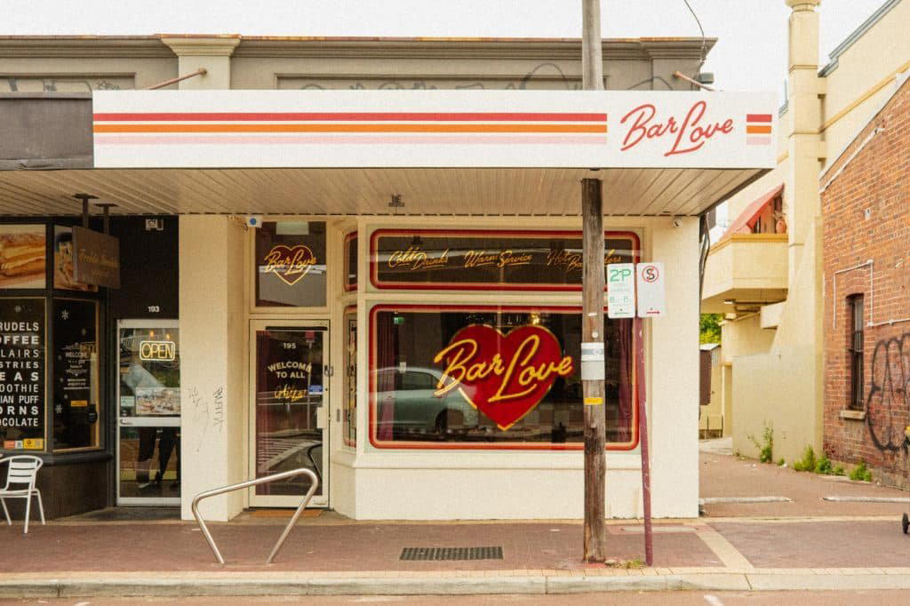 Bar Love bar in Perth