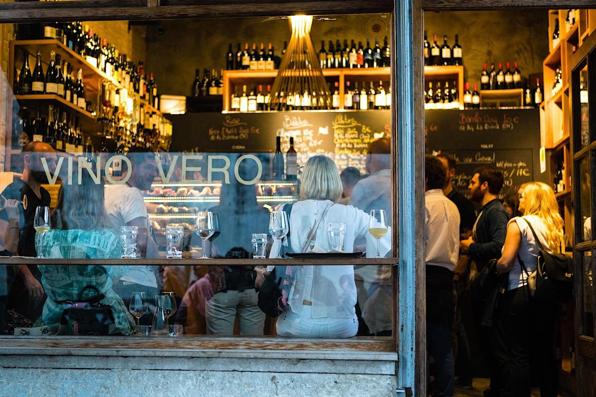 Vino Vero bar in Venice, Italy