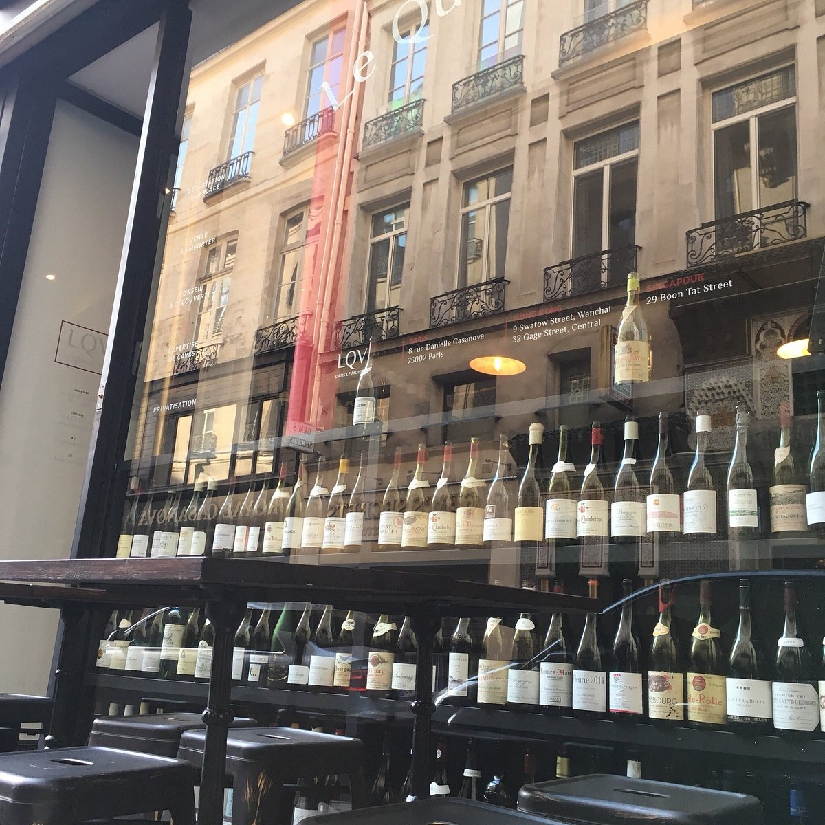 LQV Le Quinze Vins Paris bar in Paris, France