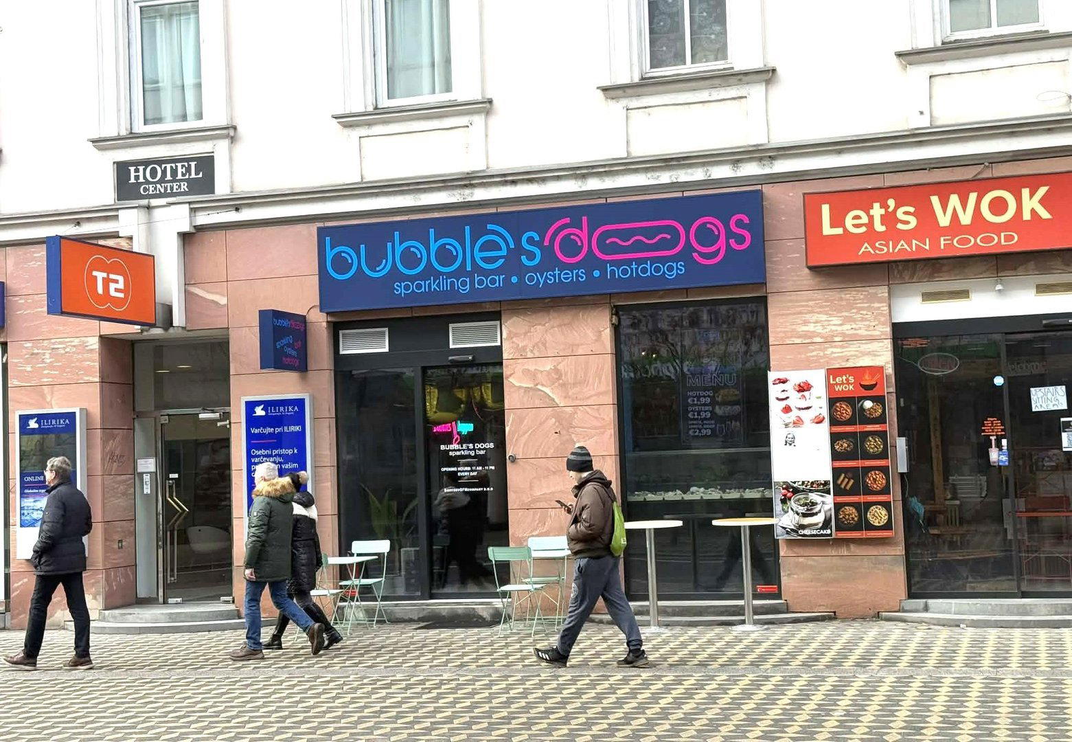 Bubbles bar bar in Ljubljana