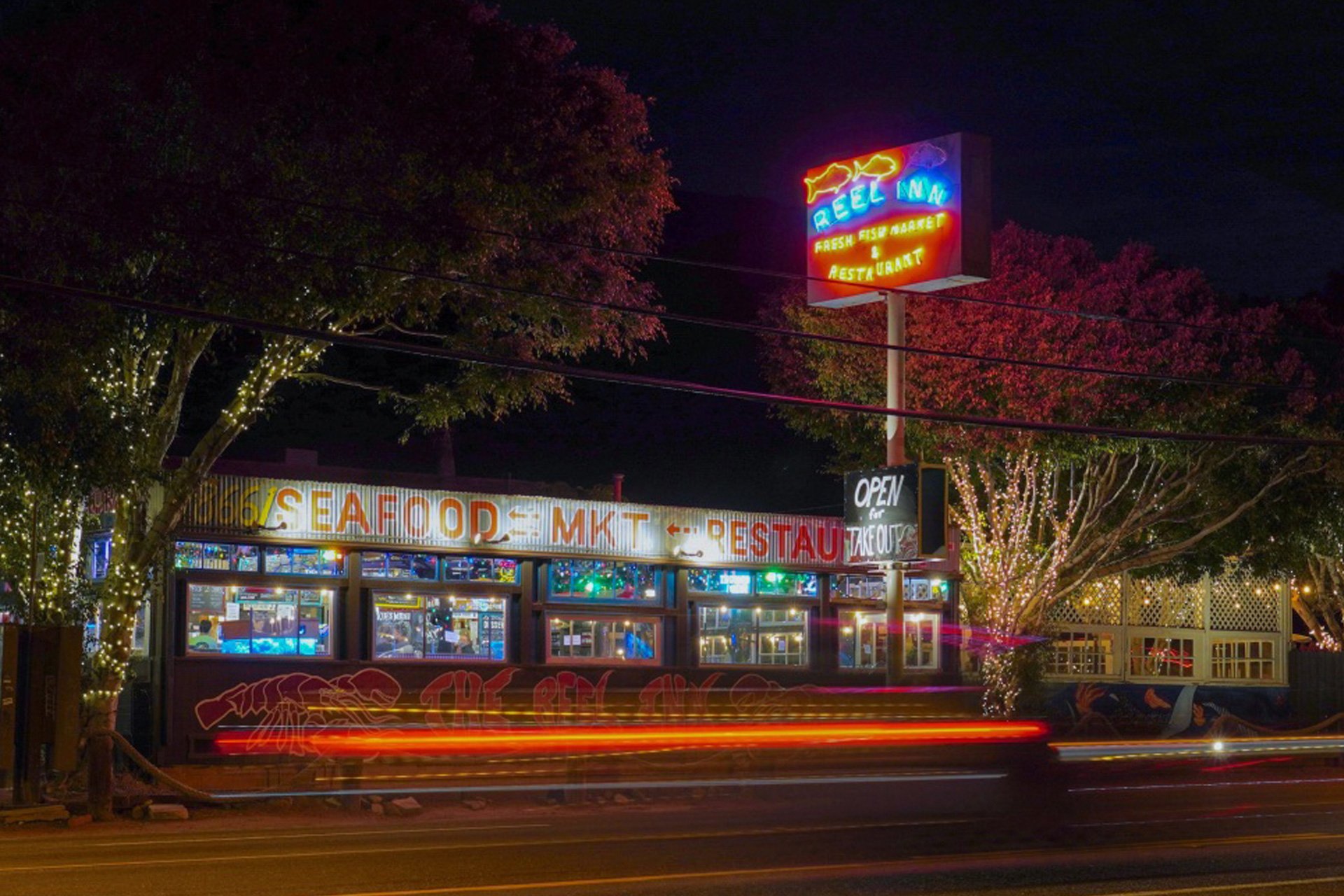 Reel Inn Malibu bar in Topanga, United States