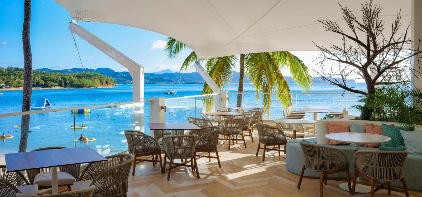The Perch at Dragonfly bar in Castries