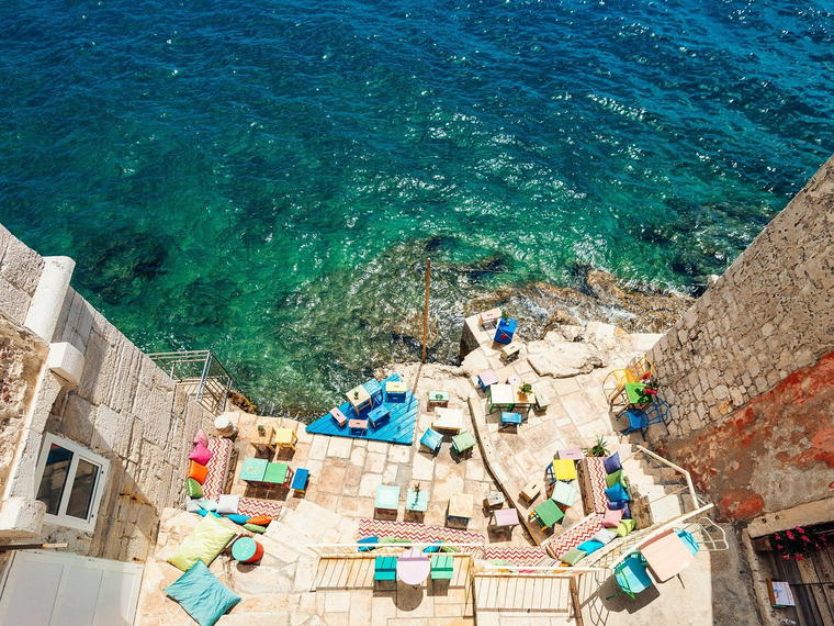Mediterraneo Cocktail Bar, Rovinj, Croatia