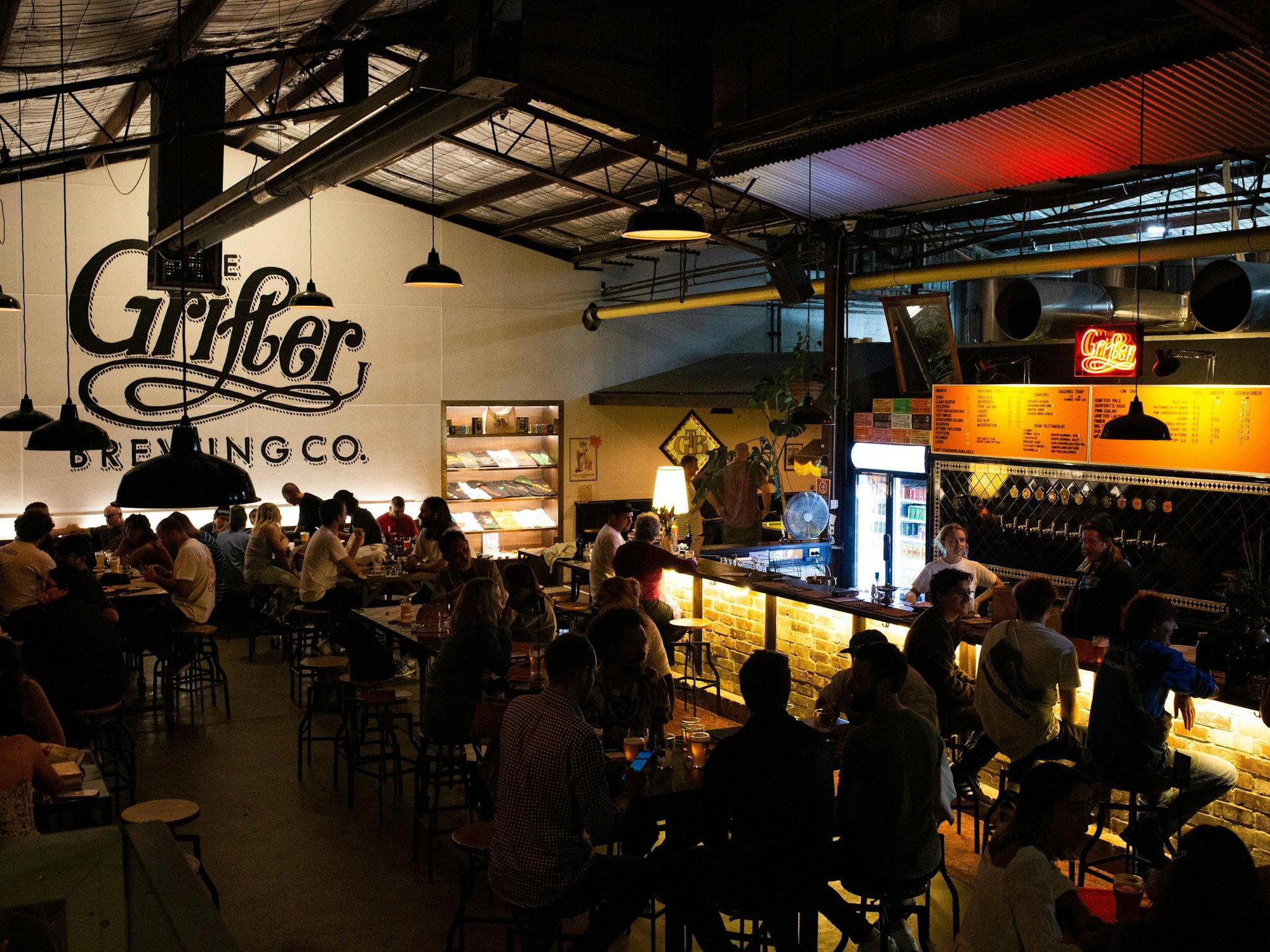 The Grifter Brewing Co bar in Marrickville