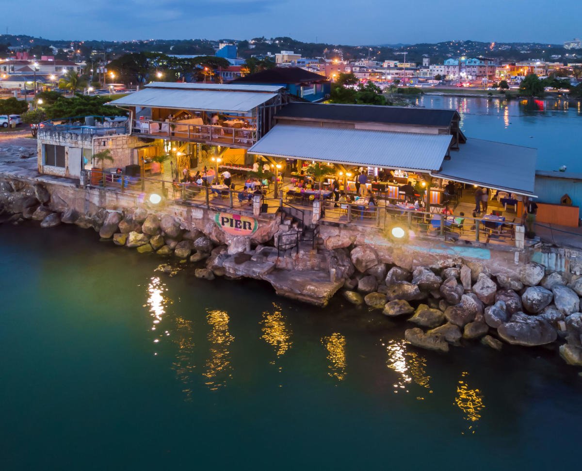 Pier 1 on the Waterfront bar in Montego Bay, Jamaica