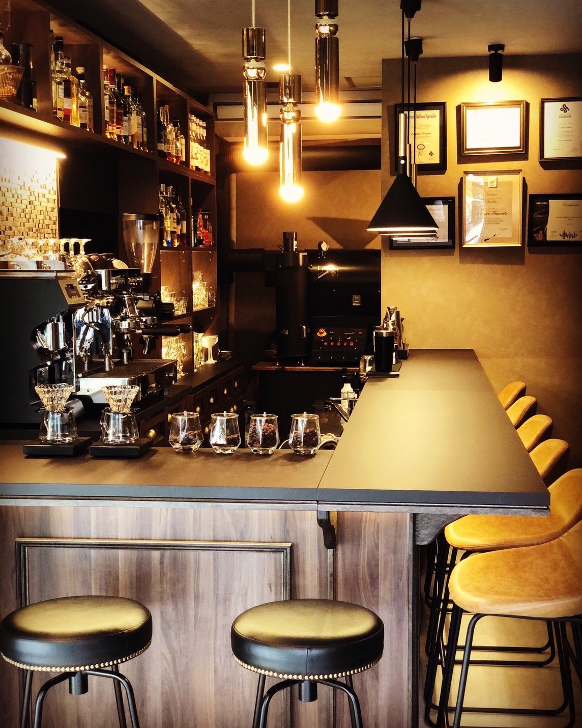 Ista Coffee Element bar in Osaka, Japan