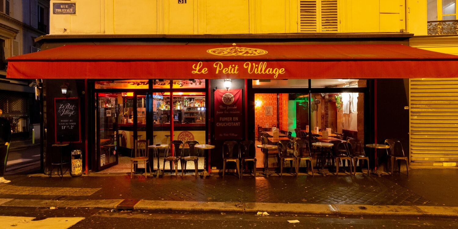 Le Petit Village bar in Paris, France