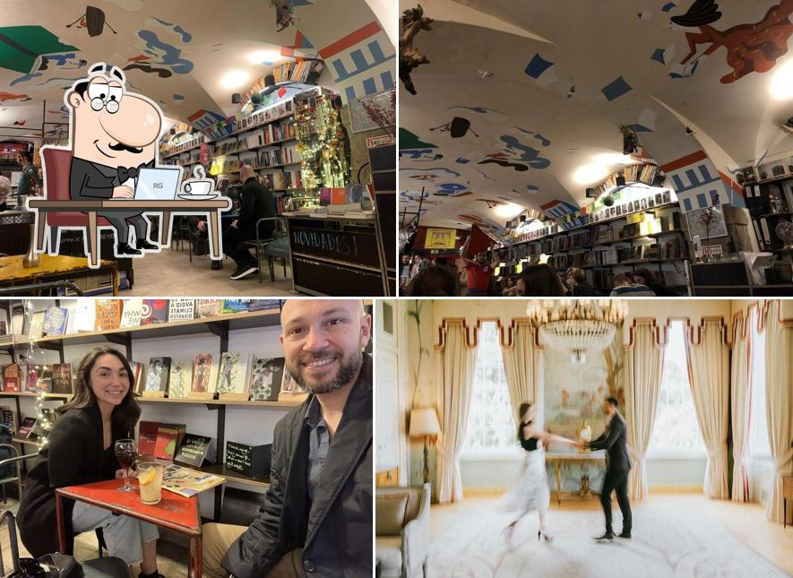 Bookstore Bar Girl and Lass, Lisbon, Portugal