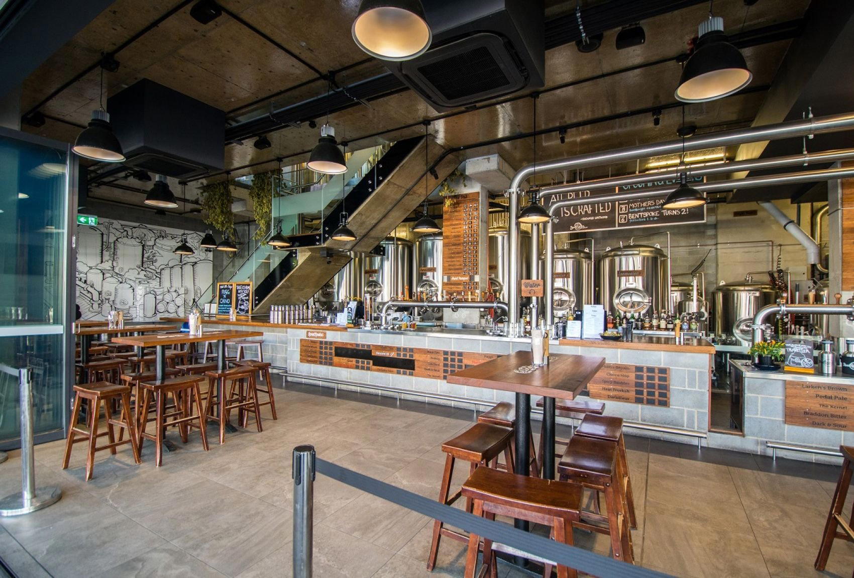 BentSpoke Brewing Co bar in Braddon