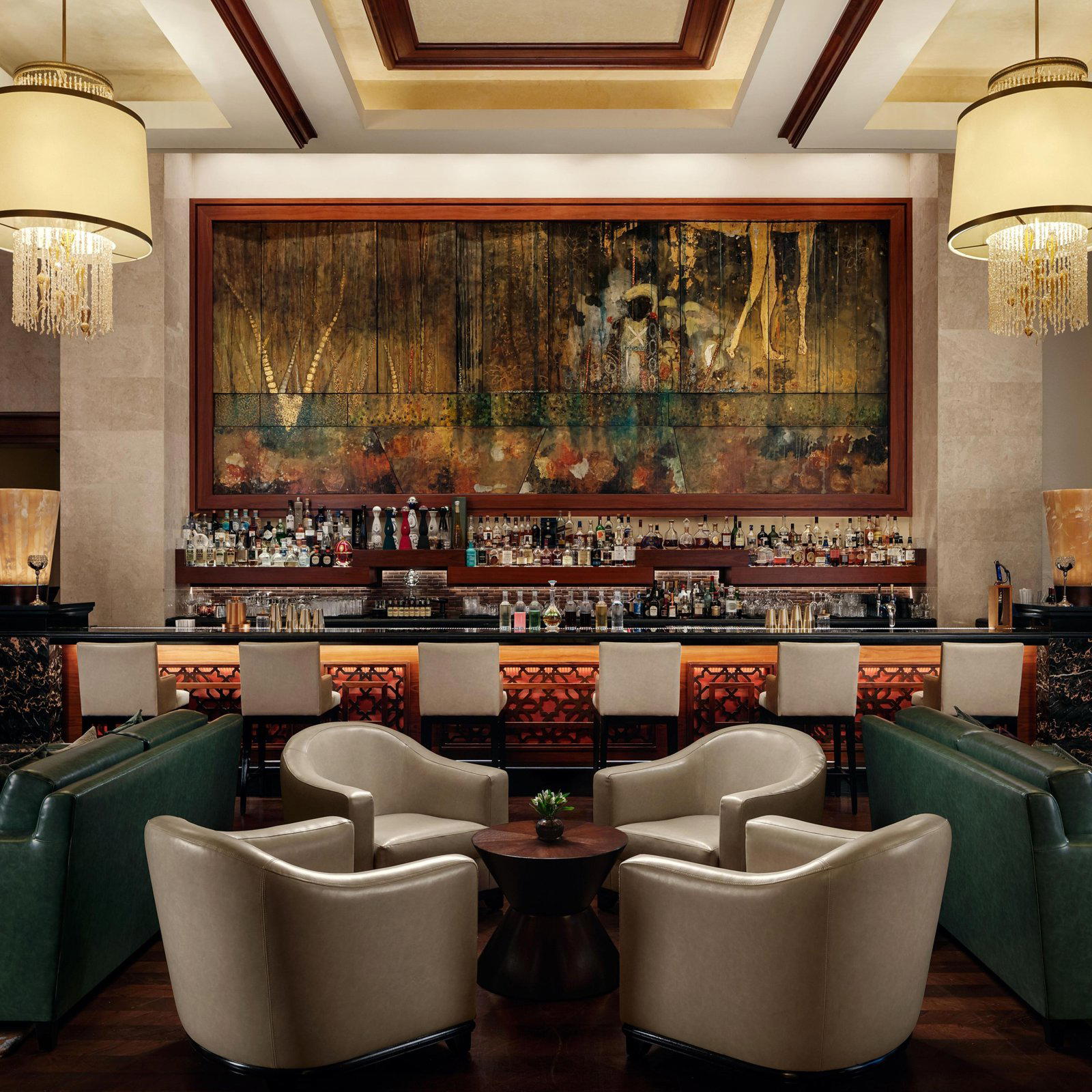 The Manhattan Lounge bar in Abu Dhabi