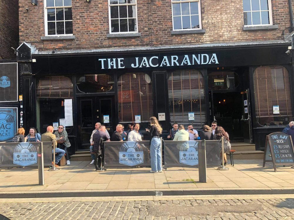 The Jacaranda bar in St Paul S