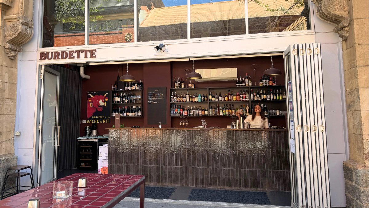 Burdette bar in Adelaide