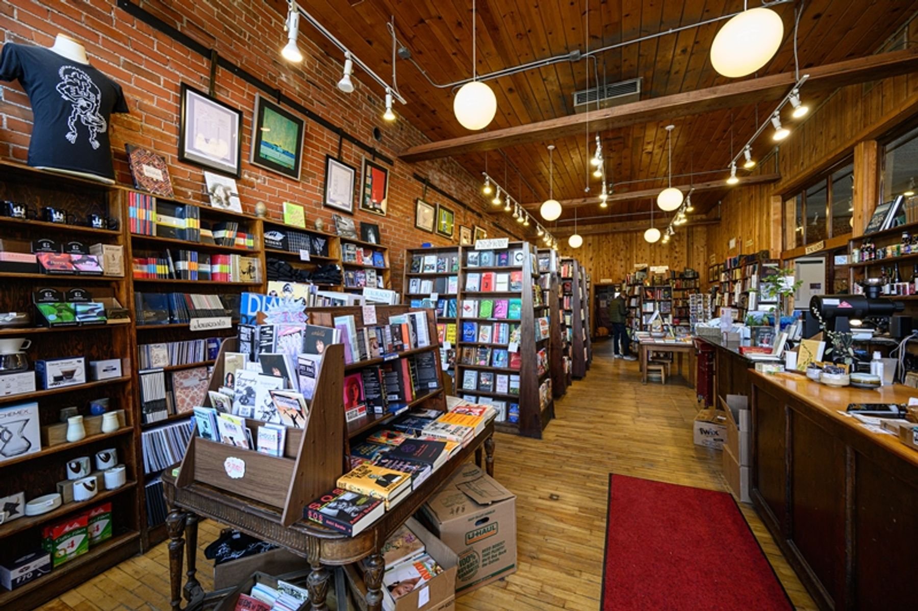 Trident Booksellers and Cafe bar in Boulder, United States