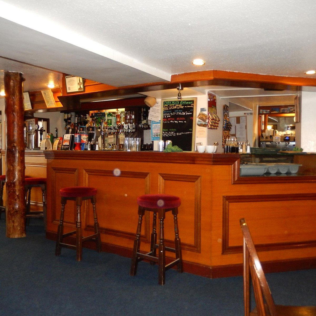 Steam Packet Inn bar in Isle Of Whithorn, United Kingdom