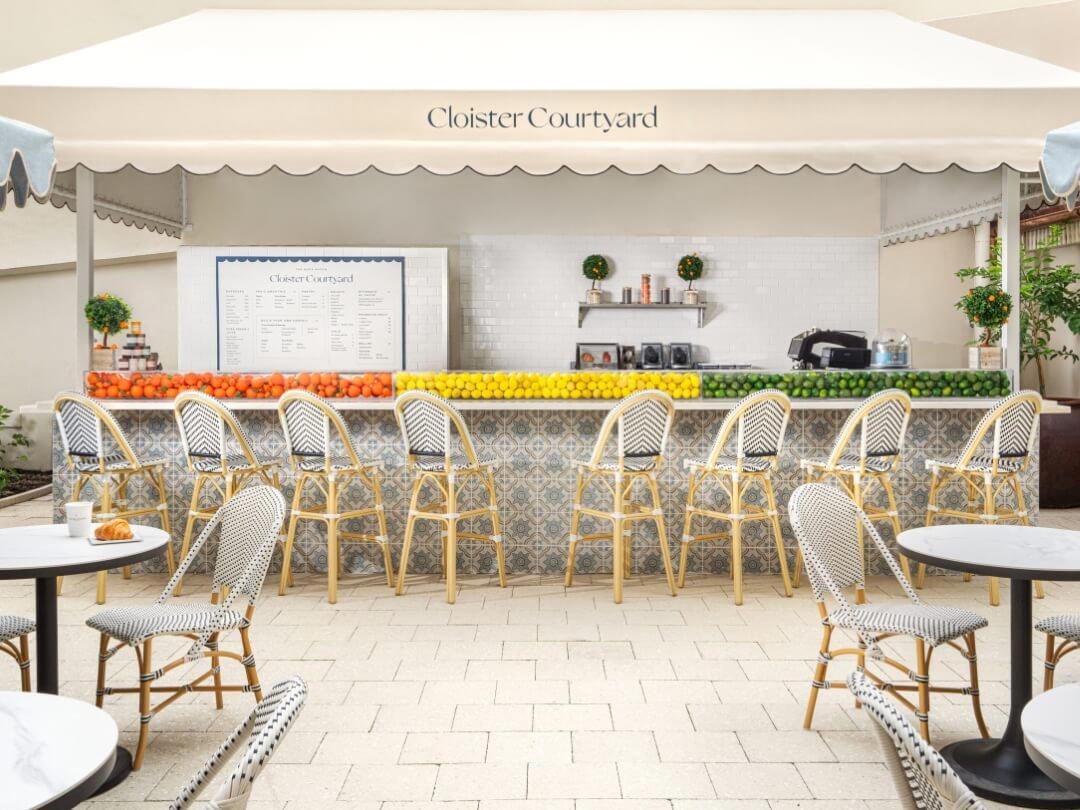 Cloister Courtyard bar in Boca Raton