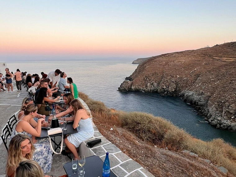 Loggia Wine Bar, Sifnos Island, Greece