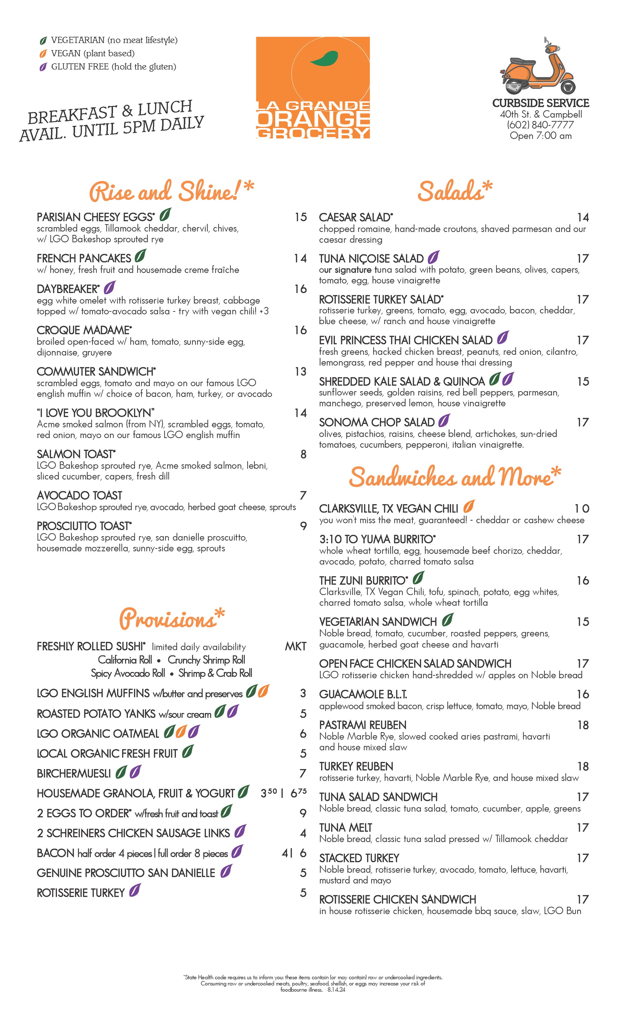 La Grande Orange Grocery & Pizzeria, Bar in Phoenix