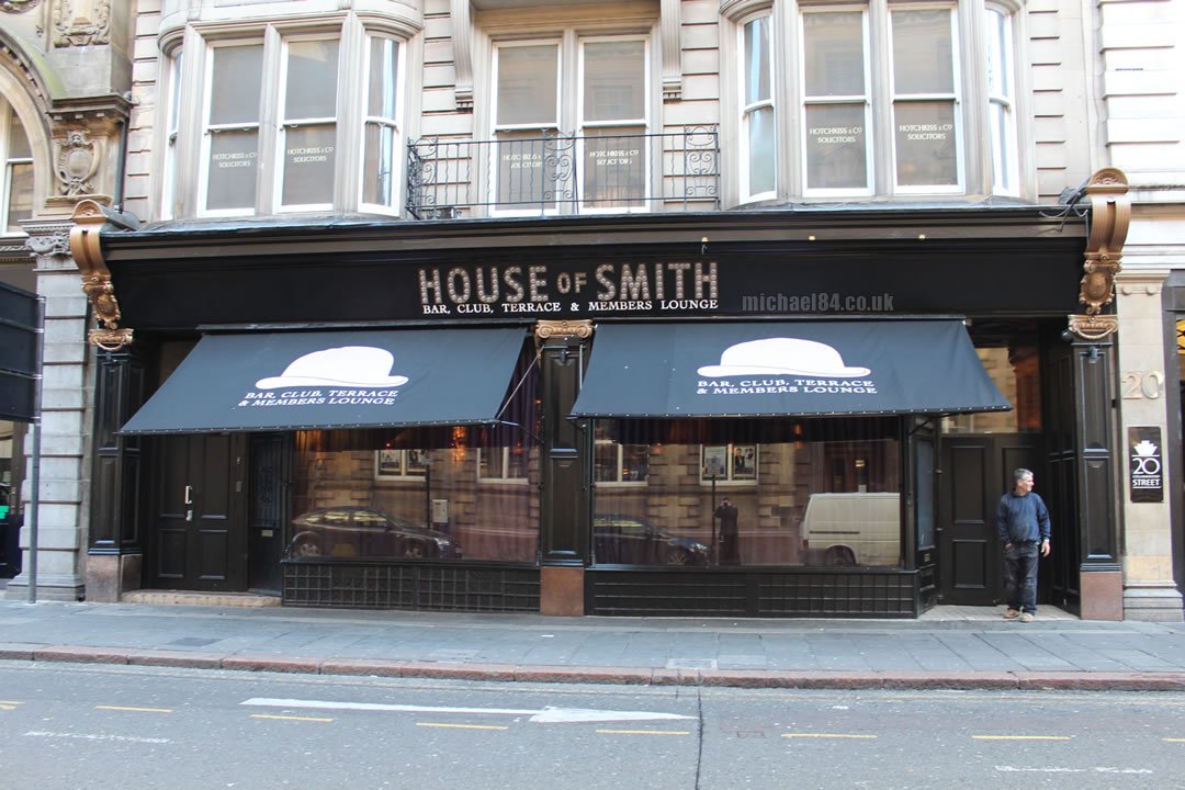 House bar in Newcastle Upon Tyne, United Kingdom