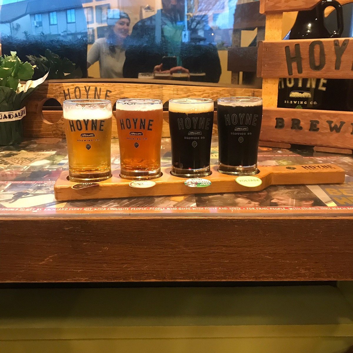 Hoyne Brewing Company bar in Victoria, Canada