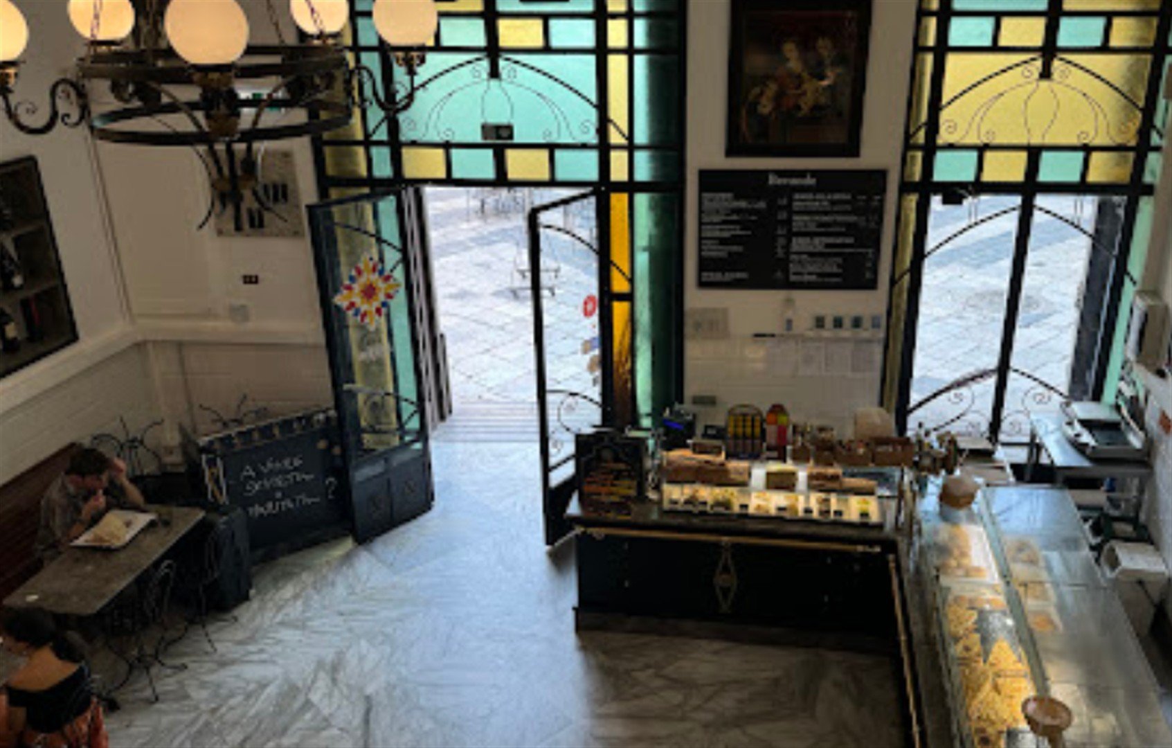 Ancient Saint Francis Focaccia Shop bar in Palermo, Italy