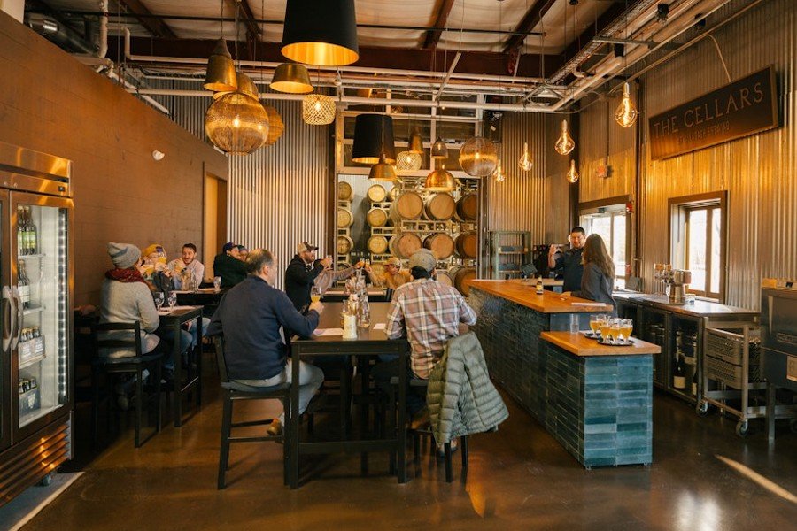 Allagash Brewing Company bar in Portland, United States