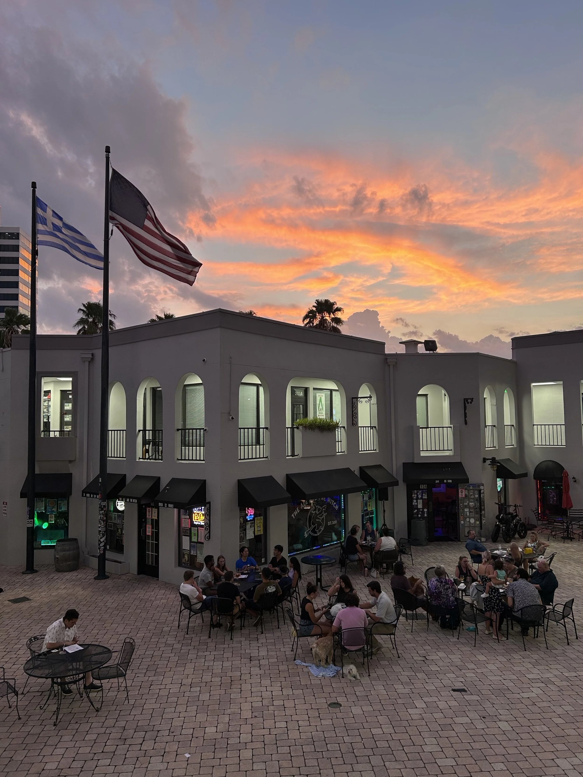 The Ale and the Witch bar in St Petersburg, United States