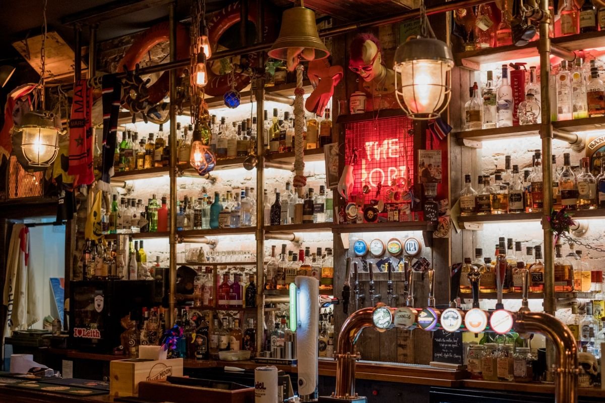 Port O' Leith bar in Edinburgh, United Kingdom