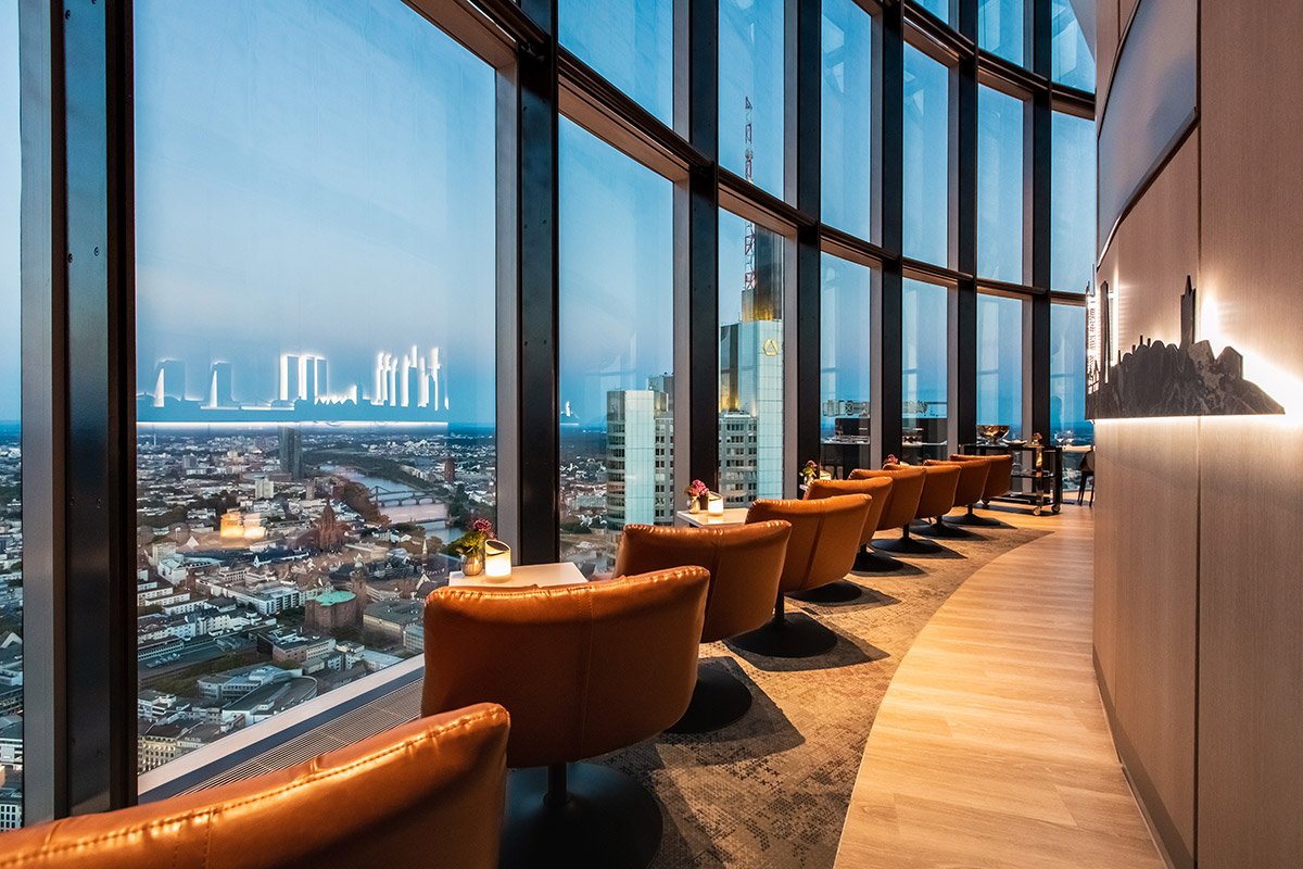 Main Tower Restaurant & Lounge bar in Frankfurt, Germany