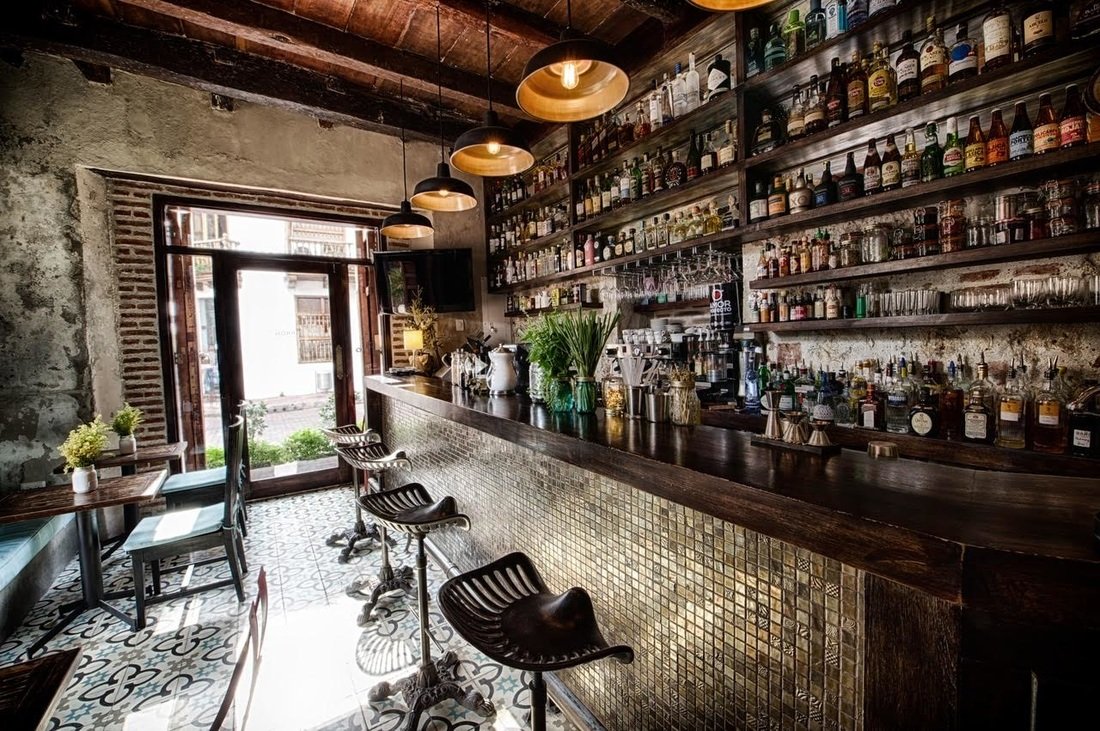 El Barón Café bar in Cartagena, Colombia