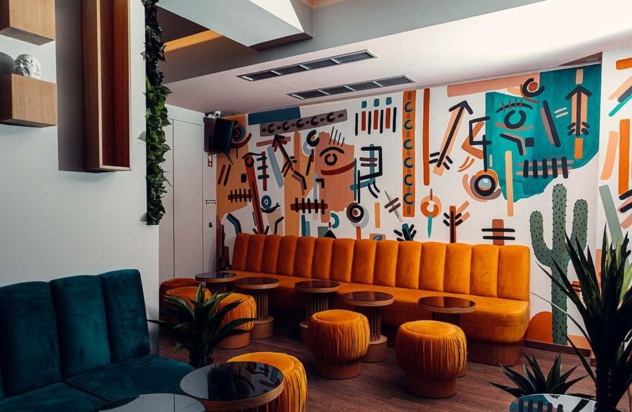 Monkey Mash bar in Lisbon, Portugal