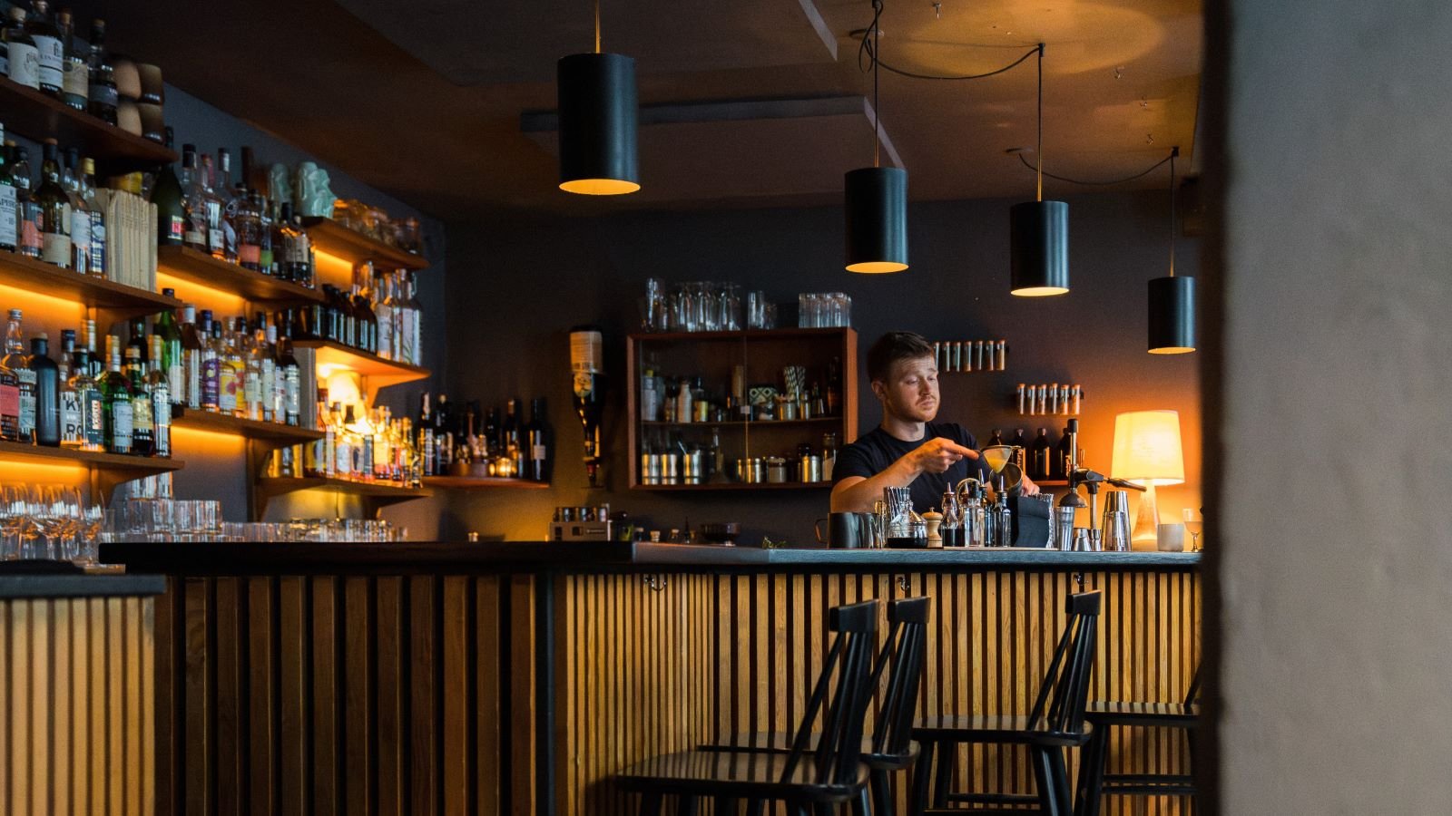 Duck and Cover bar in Copenhagen, Denmark