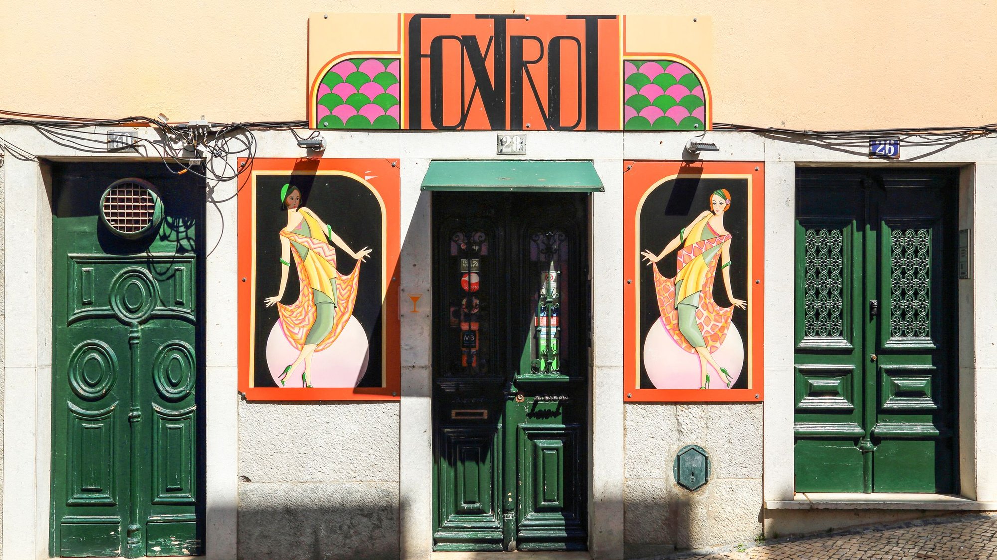 Foxtrot bar in Lisbon, Portugal
