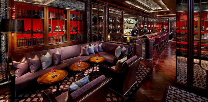 Library Bar at Leela Palace