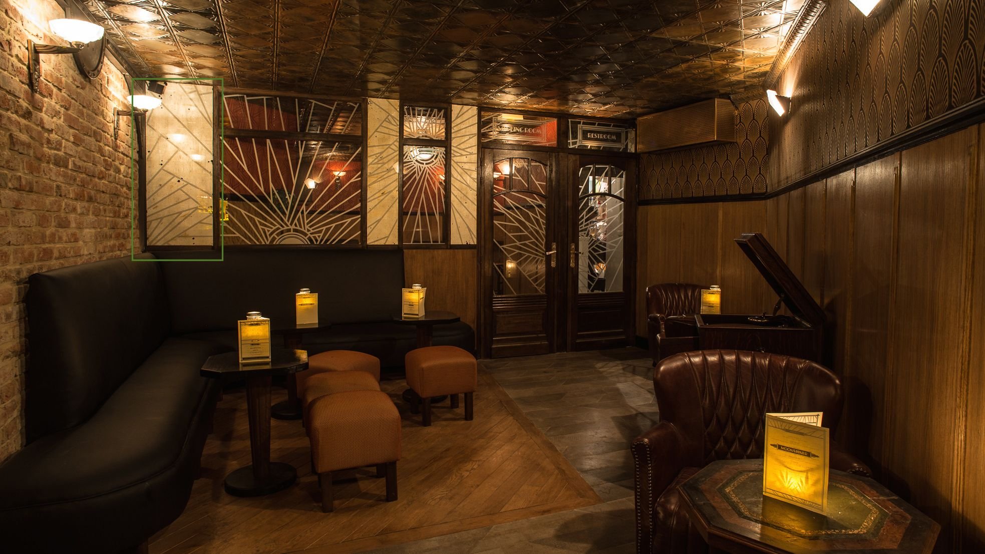 Moonshiner bar in Paris, France