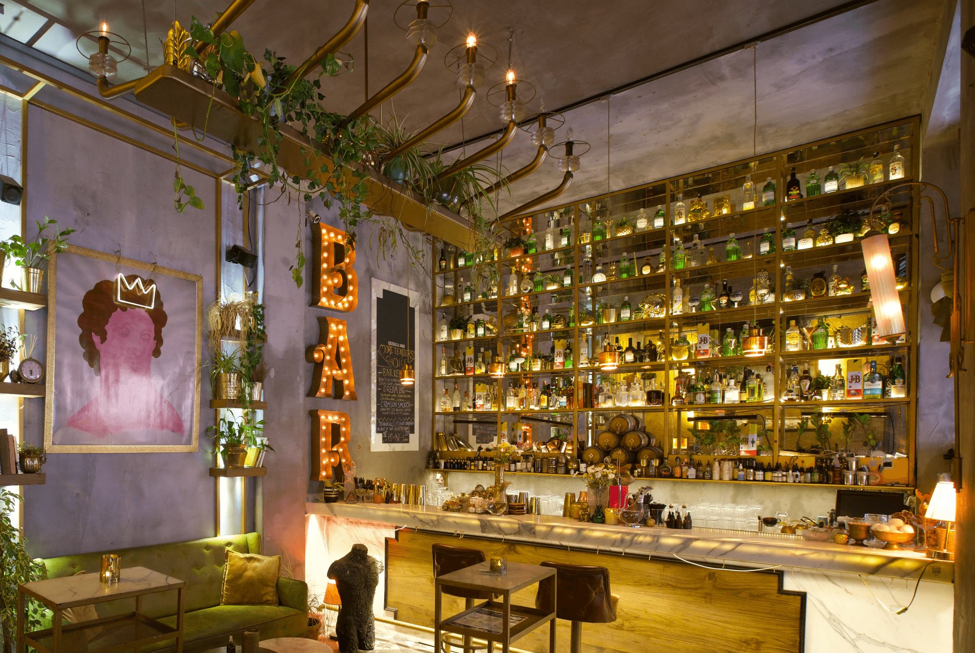 Moretenders' Cocktail Crib bar in Istanbul, Turkey