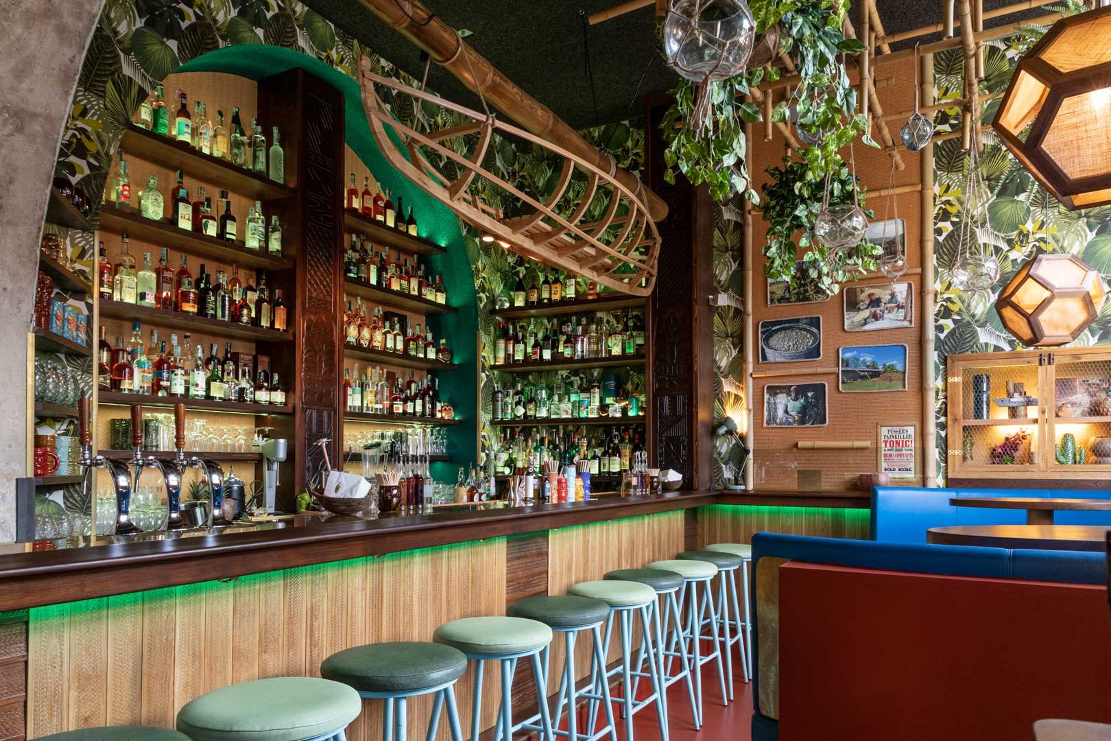 Rita's Tiki Room bar in Milan, Italy