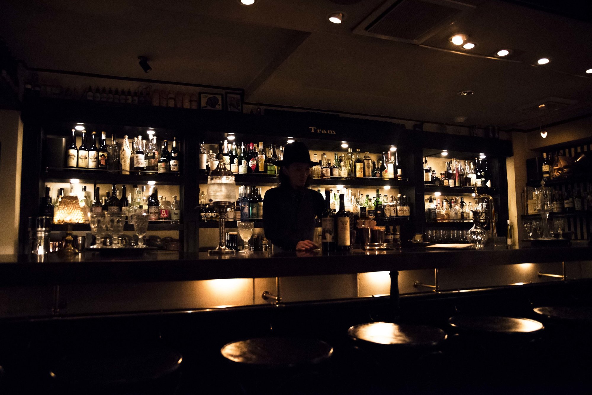 Bar TRAM bar in Tokyo, Japan