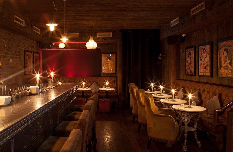 Vintage Cocktail Club bar in Dublin, Ireland