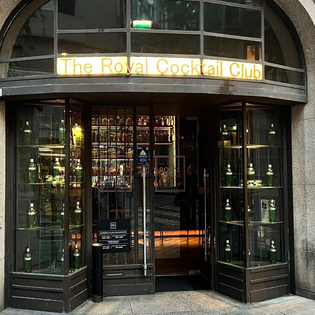 Royal Cocktail Club bar in Porto, Portugal