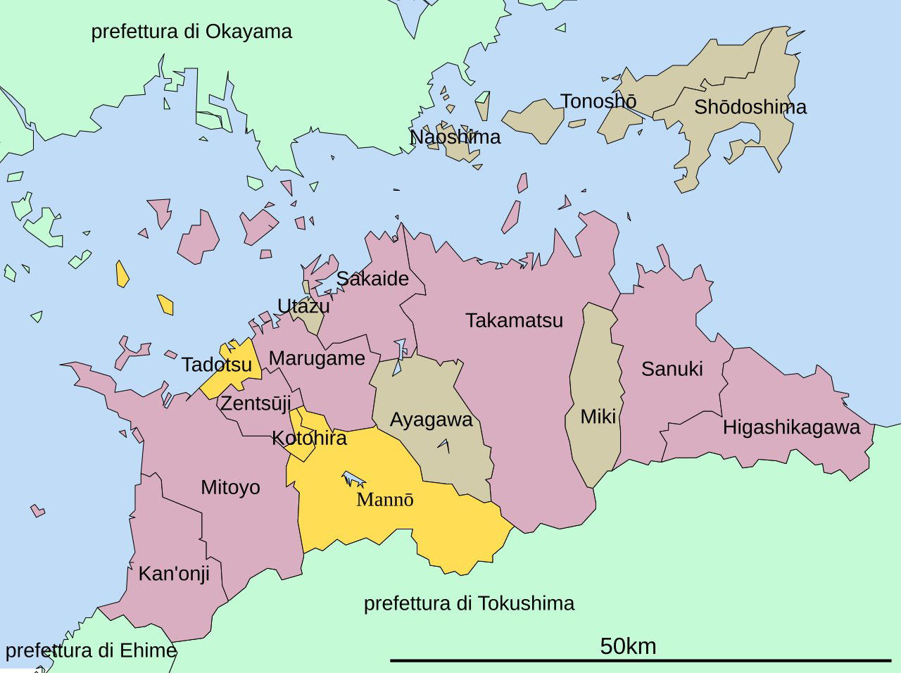Nakatado District, Japan