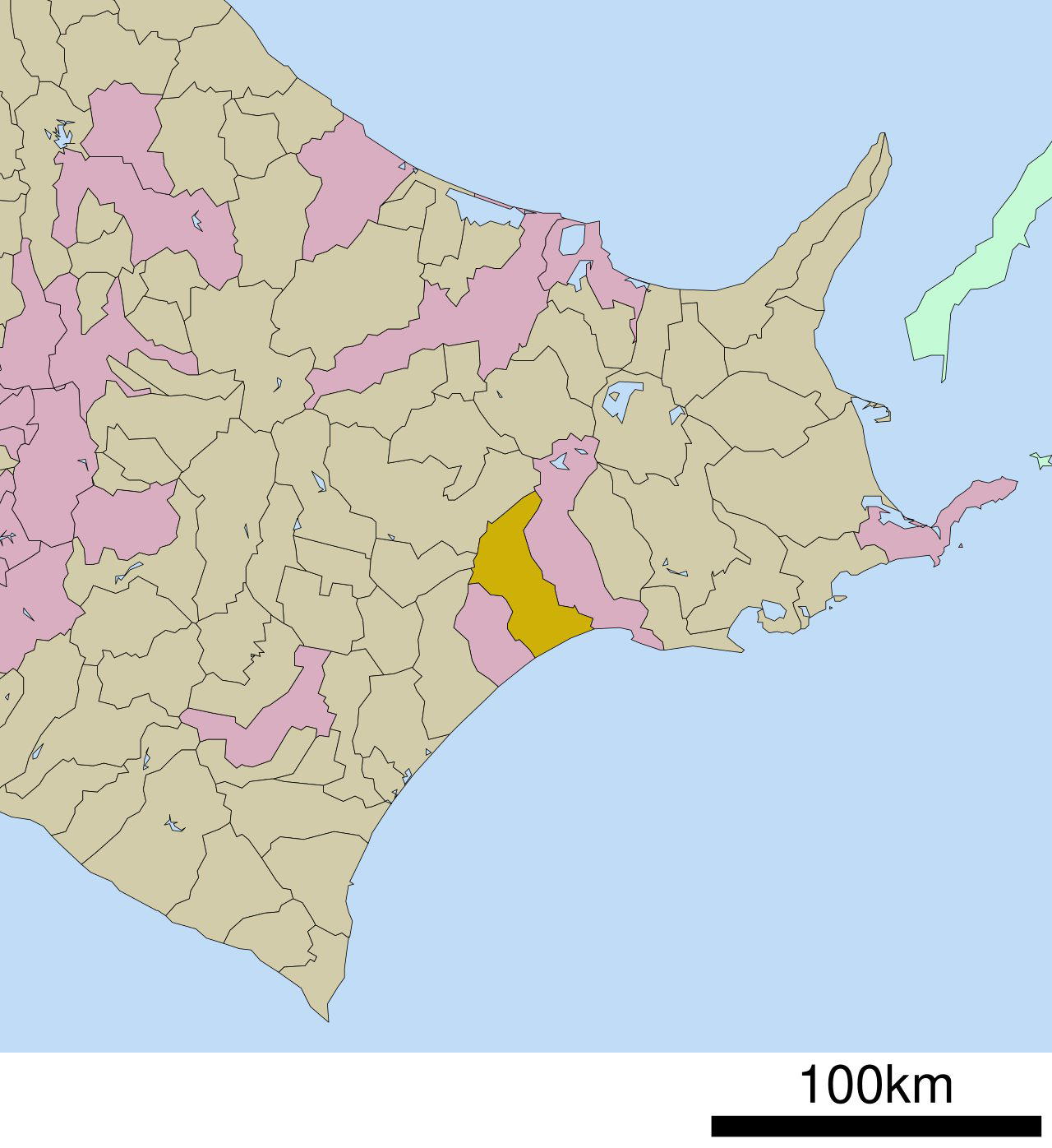 Shiranuka District, Japan