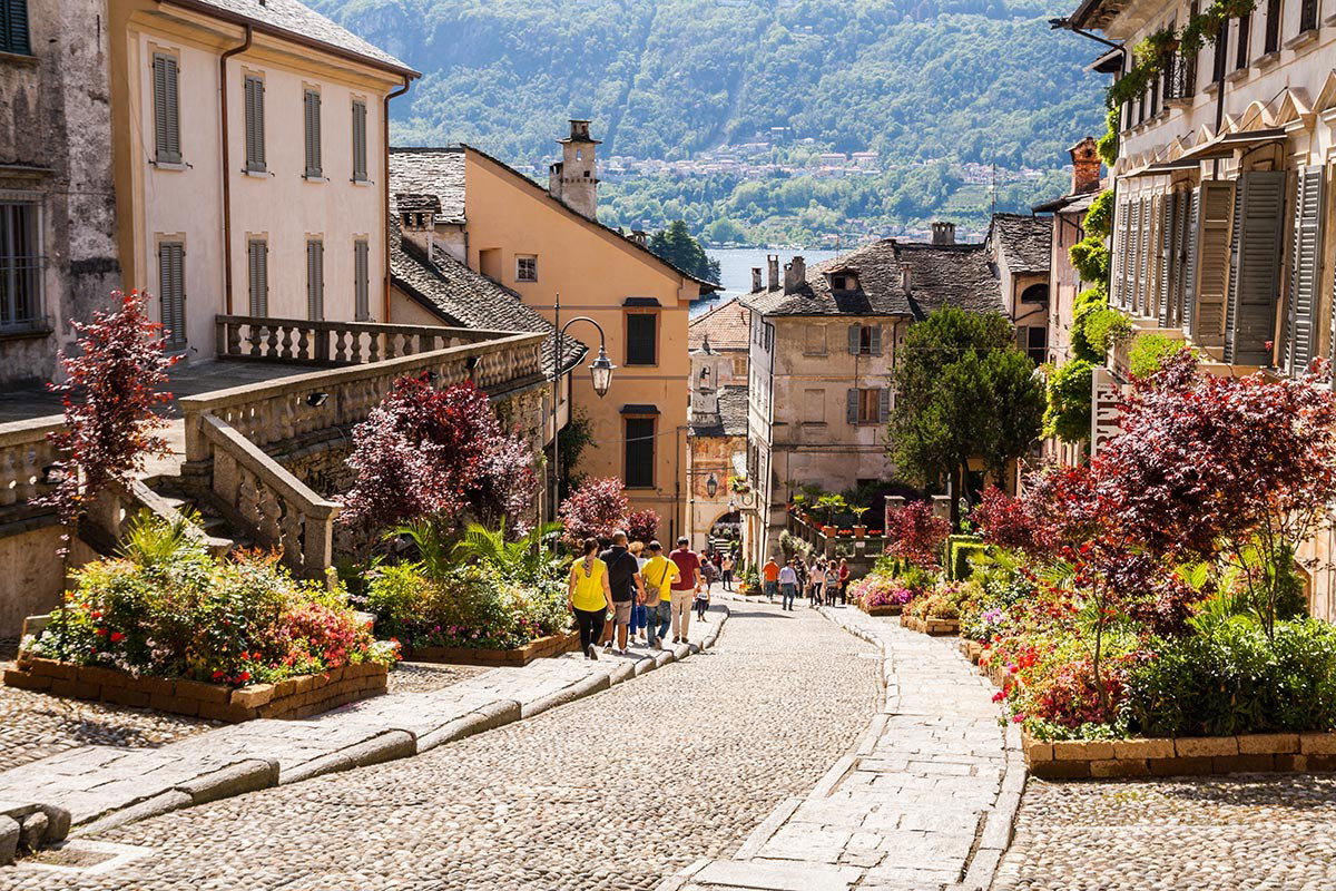 Lake Orta Novara, Italy