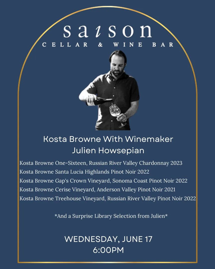 Kosta Browne Library Tasting